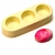 Molde Mini Oval 3 Cavidade (1un)