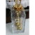 Laço Lira Acrílico Champagne e Ouro (1un) - comprar online