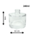 Frasco VIDRO PICOLO 240ml (1UN) - CRISTAL - comprar online