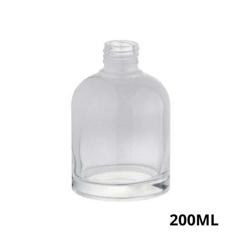 Frasco de VIDRO 200ml (1UN) - RUBELITA CRISTAL