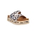 Sandalia Animal Print Blanco