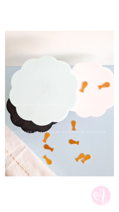 SET Mini Pie Muy Cute x 3 (Celeste Pastel, Celeste y Negro) - (copia) - buy online