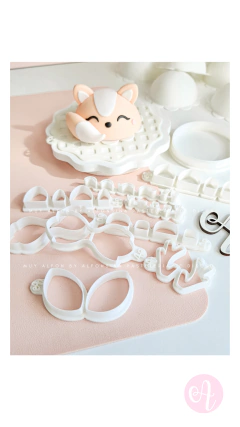 SET Cortantes Deco Animales Bosque