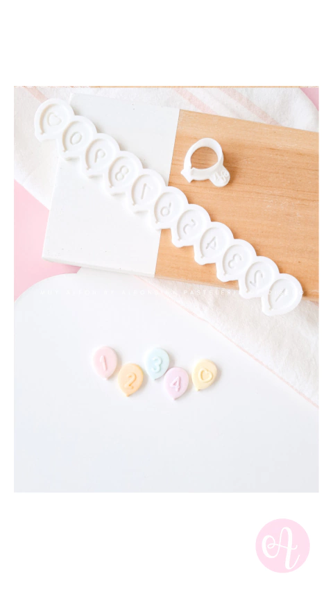 SET REGLA Stamp + Cortante NUMEROS GLOBITO - comprar online