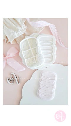 Cortante + Stamps Torre Macarons x 3 - comprar online