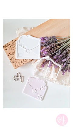 Cortante + Stamp Carta Shabby Libre en internet