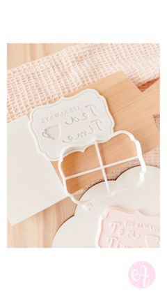 Cortante + Stamp Always It's Tea Time