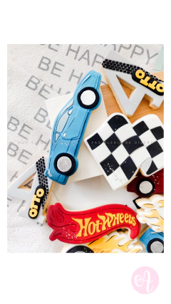 Cortante + Stamp Auto HOT WEELS en internet