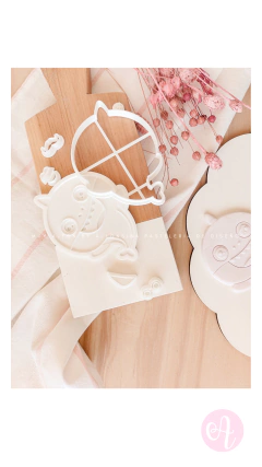 Stamp + Cortante Baby Shark Muy Alfon + Set Accesorios