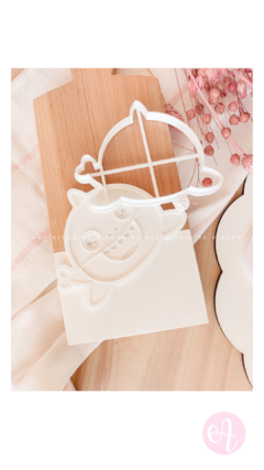 Stamp + Cortante Baby Shark Muy Alfon Frente