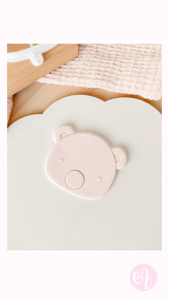 Cortante + Stamp Cabeza Osito Coco - Muy Alfon by Alfonsina