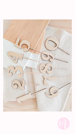 Cake Topper Números - comprar online