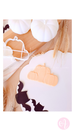 Stamp + Cortante Calabazas x 3 Halloween - buy online