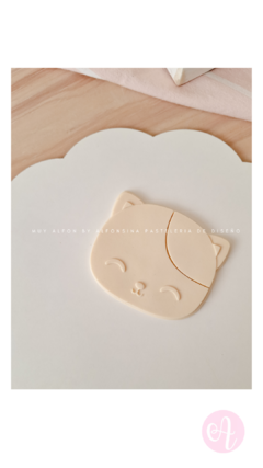 Stamp + Cortante Gatito Cara on internet