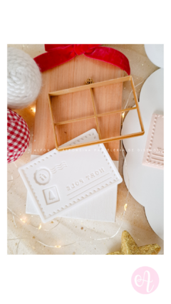 Stamp + Cortante Carta a Papa Noel - comprar online