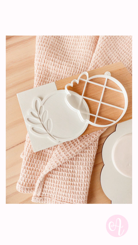 Cortante + Stamp Circulo Olivo