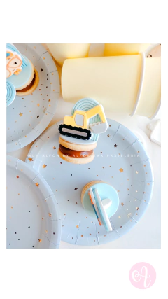 Set Cortantes + Stamps Construccion Mini Pasteleria en internet