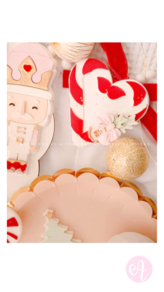 Stamp + Cortante Bastones Caramelo Corazon