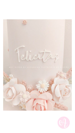 Cortante Nombres Personalizados Cursiva para Pastel - comprar online