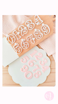 Cortante Mini Número Classic 4,5cm Alto - comprar online