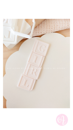 Stamp + Cortante Cubos Baby Girl - buy online