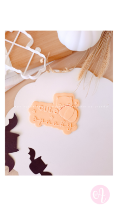 Stamp + Cortante Cute Spooky Halloween - comprar online