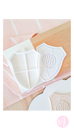 Stamp + Cortante Escudo River Plate on internet
