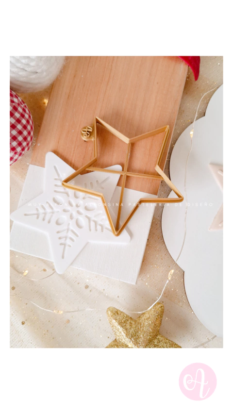 Stamp + Cortante Estrella Navidad