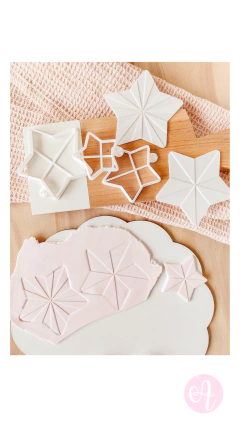 Set Cortantes + Stamps Estrellas