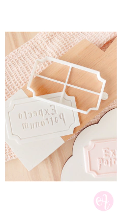 Cortante + Stamp Expecto Patronum Harry Potter