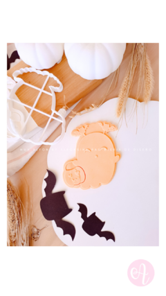 Stamp + Cortante Fantasmita Disfrazado Halloween - buy online