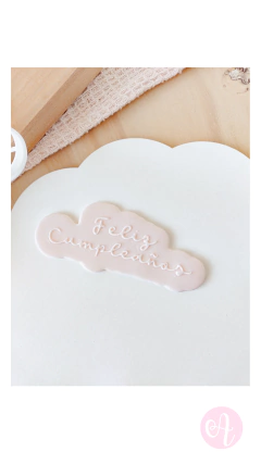 Cortante + Stamp Feliz Cumpleaños Cursiva - comprar online