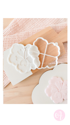 Stamp + Cortante Flor Tropical Cute