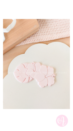 Stamp + Cortante Flores Tropicales x 2 - buy online