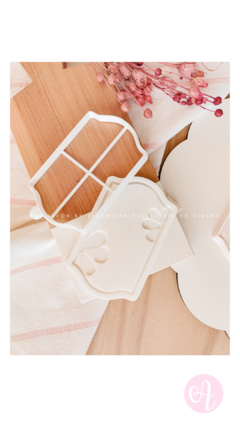 Stamp + Cortante Formita Shabby Margaritas