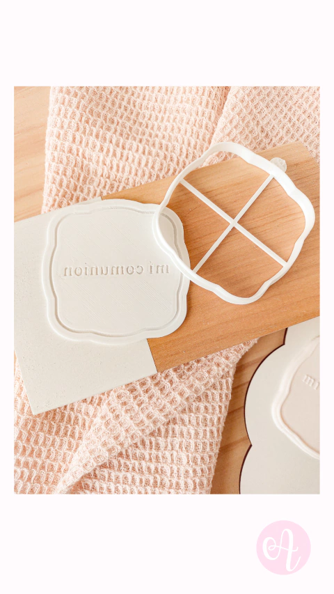 Cortante + Stamp Formita Paris Mi Comunión