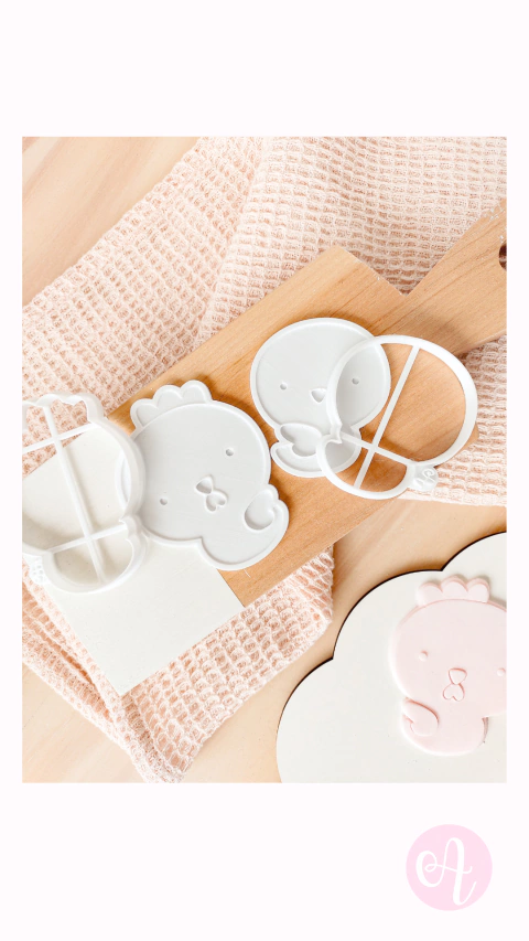 Set Cortante + Stamp Gallina y Pollito