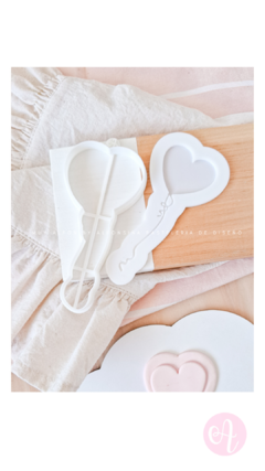 Stamp + Cortante Globo Corazon - buy online