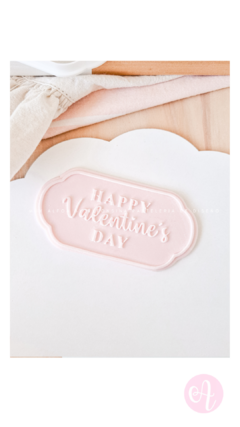 Stamp + Cortante Happy Valentines Day on internet