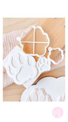 Set Stamps + Cortantes Huellas Leon