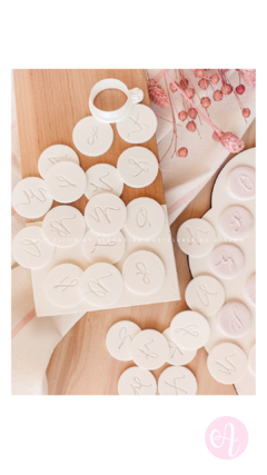 Set MINI Stamps + Cortantes LETRAS Cursiva