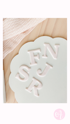 Cortantes Mini Letras Serif 4,5cm Alto - online store