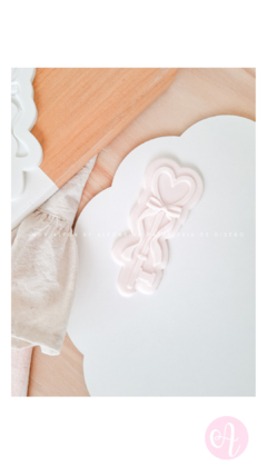 Stamp + Cortante Llave Corazon on internet