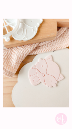Cortante + Stamp Mapache Woodland Muy Alfon - comprar online