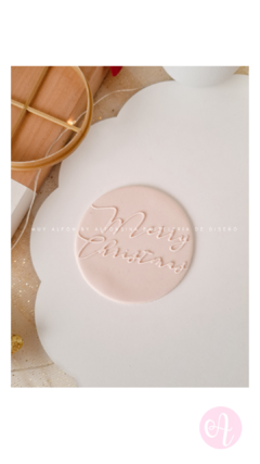 Stamp + Cortante Merry Christmas Redondo - buy online