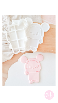Stamp + Cortante Mickey PARADO con CARTELITO Muy Alfon - buy online