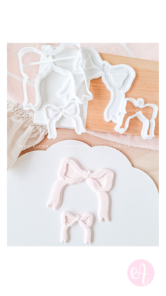 Set Stamps + Cortantes Moños Coquette Muy Alfon - buy online
