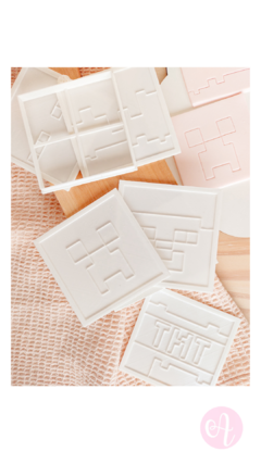 Set Cortantes + Stamps Minecraft x 5