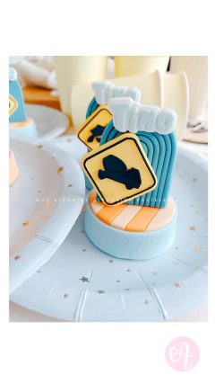 Set Cortantes + Stamps Construccion Mini Pasteleria - Muy Alfon by Alfonsina