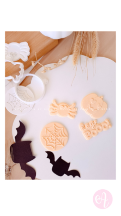 Set Stamps + Cortantes Mini Pasteleria Halloween Muy Alfon - buy online
